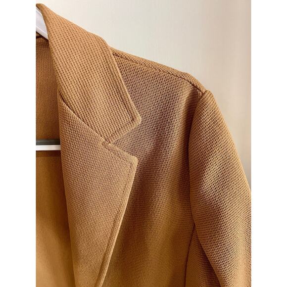 Russ Tan Lightweight Waffleweave Jacket sz 4 - Picture 5 of 6